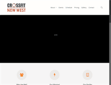 Tablet Screenshot of crossfitnewwest.com